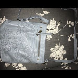 Light blue crossbody